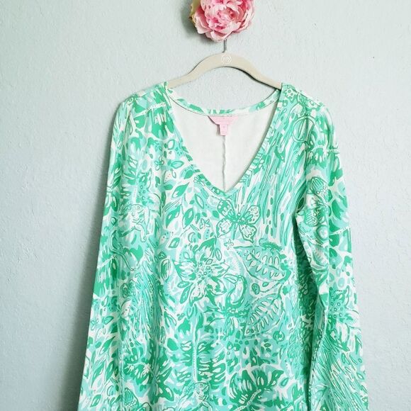 Lilly Pulitzer Daylin Dress in Greem Bungle in The Jungle - Picture 4 of 9